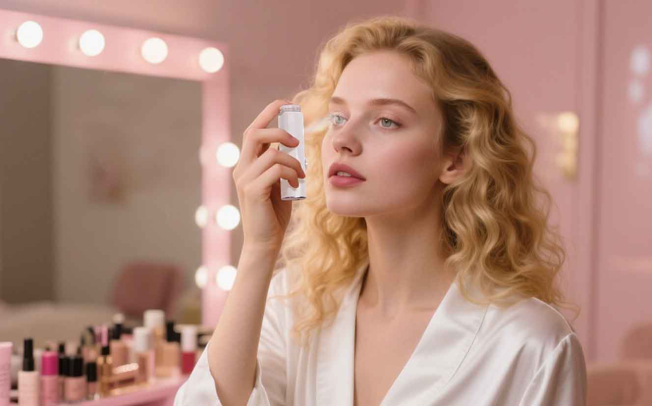 An-image-comparing-an-ingredient-label-with-preservatives-to-a-clean,-conservative-free-eye-spray-label